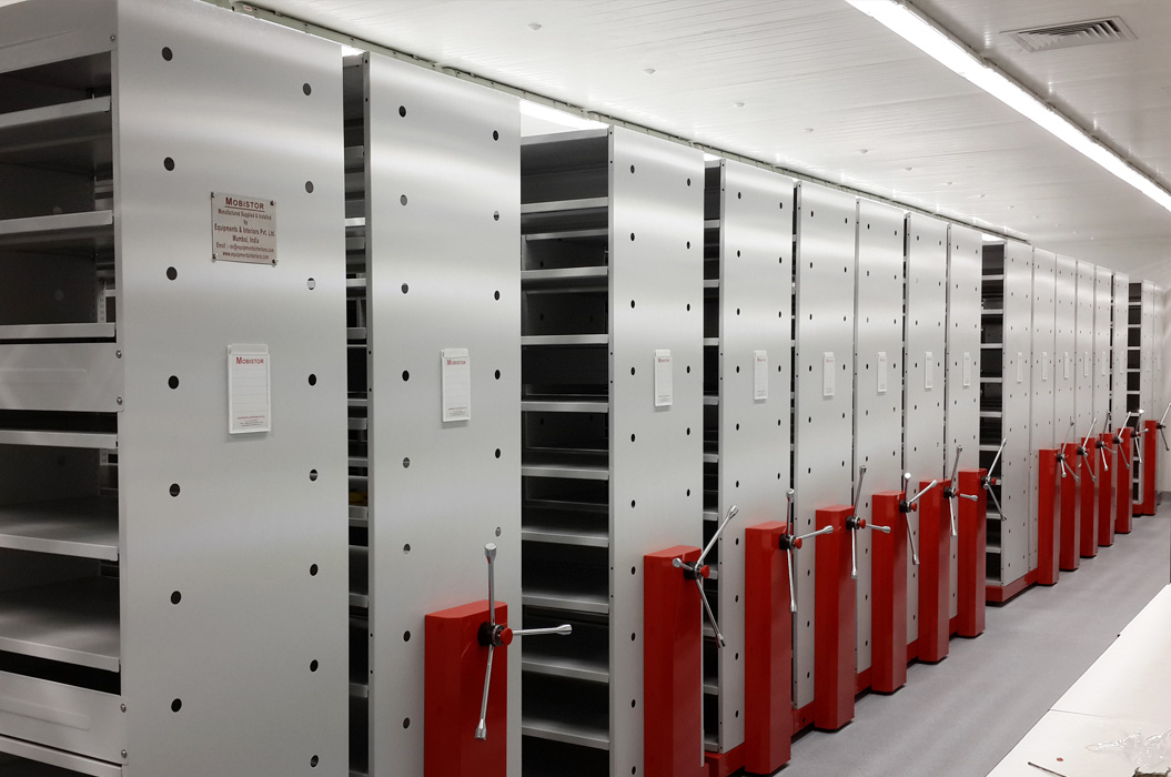 Mobile Shelving Storage System, Mobile Racking And Shelving